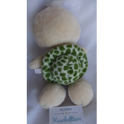 Nici - Plüschtier - Minily - Schildkröte grün-weiß, beige mit kleinem roten Herz - ca. 20 cm groß - Schlenker