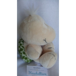 Nici - Plüschtier - Minily - Schildkröte grün-weiß, beige mit kleinem roten Herz - ca. 20 cm groß - Schlenker