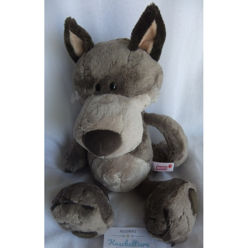 Nici - Plüschtier - Wolf - Woody Wolf - Grautöne - ca. 35 cm groß - Schlenker