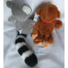 Zwei Plüschtiere - Sparkasse  Plüschtier Affe und Schauinsland Plüschtier Lemur