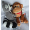 Zwei Plüschtiere - Sparkasse  Plüschtier Affe und Schauinsland Plüschtier Lemur