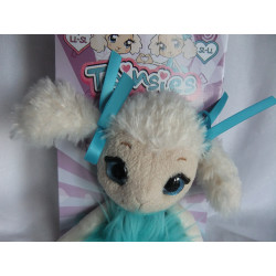 Nici - Plüschtier - Twinsies Schaf Si-Li - weiß, türkis - ca. 25 cm groß -Schlenker