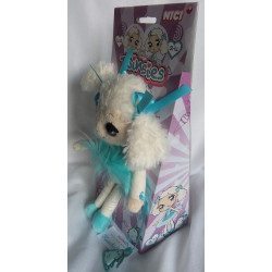 Nici - Plüschtier - Twinsies Schaf Si-Li - weiß, türkis - ca. 25 cm groß -Schlenker