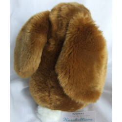 Westkauf GmbH - Plüschtier - Hase - braun, weiß  - ca. 23 cm groß - sitzend