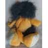 Sigikid -  Duden - Handpuppe - Löwe Lucky - gelb, weiß mit blauer Mähne - ca. 50 cm lang - Schlenker
