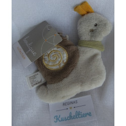 Fehn - Boutique Colletion - Knistertuch - Schnecke - grau, braun - ca. 11 cm lang