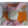 Beauty Baby - Schmusetuch - Hase mit Schleife - rosa - mit Rasselgeräusch - ca. 25 cm lang