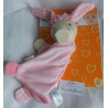 Beauty Baby - Schmusetuch - Hase mit Schleife - rosa - mit Rasselgeräusch - ca. 25 cm lang
