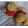 Disney - zwei Plüschtiere - Mattel Winnie Pooh bewegliche Arme und Beinchen - Classic Pooh mit Hunny Topf im Arm