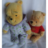 zwei Plüschtiere - Joy Toy Disney Winnie Pooh und Nicotoy Disney Winnie Pooh mit Schlafanzug (Motive leuchten im Dunklen)