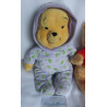 zwei Plüschtiere - Joy Toy Disney Winnie Pooh und Nicotoy Disney Winnie Pooh mit Schlafanzug (Motive leuchten im Dunklen)