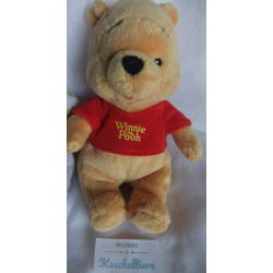 zwei Plüschtiere - Joy Toy Disney Winnie Pooh und Nicotoy Disney Winnie Pooh mit Schlafanzug (Motive leuchten im Dunklen)