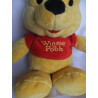 Nicotoy - Disney - Plüschtier - Winnie Pooh gelb mit Pullover rot mit Aufschrift - ca. 30 cm groß - Schlenker