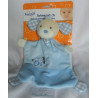 Beauty Baby - Schmusetuch - Hund mit Applikation Flugzeug - hellblau - mit Rasselgeräusch - ca. 25 cm lang