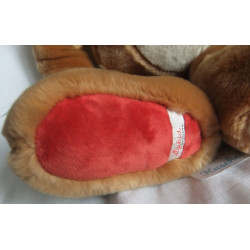 Sigikid - Plüschtier - Red Friends - Hase braun, creme und roter Pfote  - ca. 55 cm groß - Schlenker - Halstuch fehlt