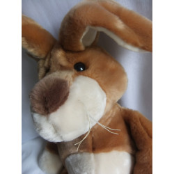 Sigikid - Plüschtier - Red Friends - Hase braun, creme und roter Pfote  - ca. 55 cm groß - Schlenker - Halstuch fehlt