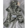 Suki - Geese Design Trends - Schmusetuch - Zebra - grau-weiß gestreift, grau - ca. 35 cm lang