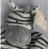 Suki - Geese Design Trends - Schmusetuch - Zebra - grau-weiß gestreift, grau - ca. 35 cm lang