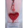 Nici - Schlüsselanhänger - Love Dog Plüschherz, Kunststoffperlen und kleiner Hund (Kunststoff)