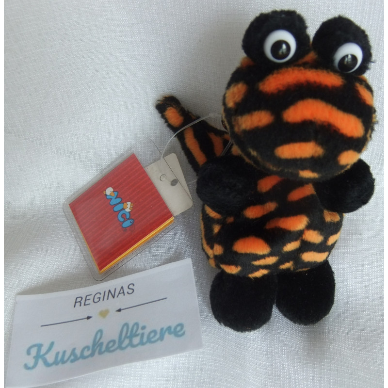 Nici - Schlüsselanhänger - Salamander - orange, schwarz - ca. 10 cm  groß - Schlenker