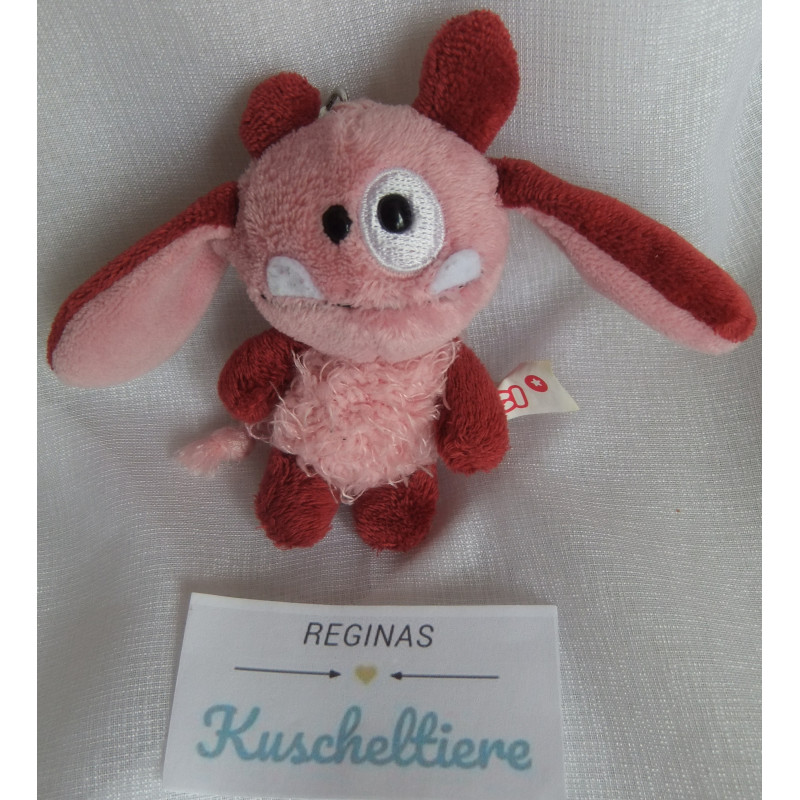Nici - Schlüsselanhänger - Monster Uih - pink - ca. 10 cm groß - Schlenker
