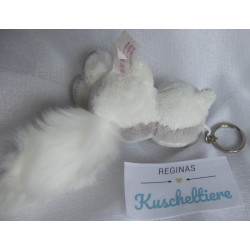 Nici - Schlüsselanhänger - Limited Edition - White Collection - Stinktier - weiß, grau - ca. 10 cm  groß
