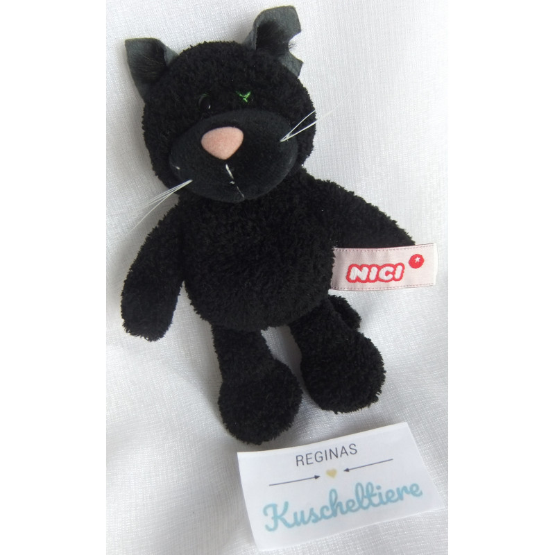 Nici - Plüschtier - Simsalabeans - Kater Samuel - schwarz - mit Sound - ca. 15 cm groß - Schlenker