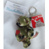 Nici - Schlüsselanhänger - Nilpferd Bud Belly camouflage mit kleinem roten Herzchen auf dem Bauch - ca. 9 cm groß