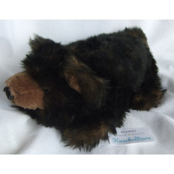 Uni -Toys - Plüschtier - Bär - Grizzly - Brauntöne - ca. 30 cm lang - leigend