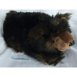 Uni -Toys - Plüschtier - Bär - Grizzly - Brauntöne - ca. 30 cm lang - leigend