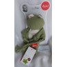 Sigikid - Schmusetuch - Frosch - grün meliert/beige meliert - ca. 25 cm lang