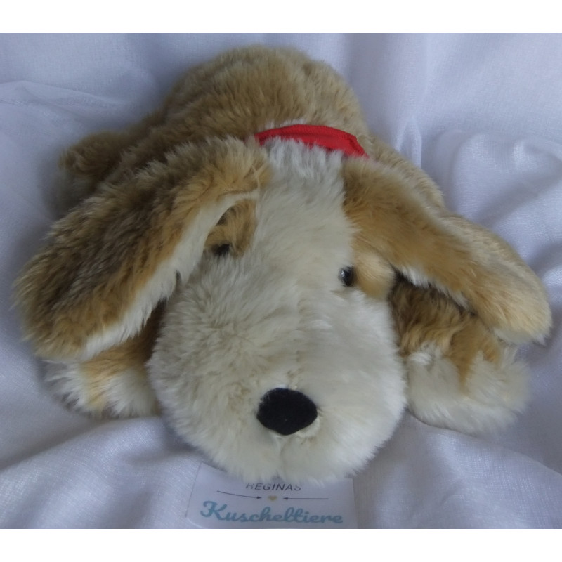 TCM Tchibo - Plüschtier - Hund Timmi Taps mit Halstuch - ca. 30 cm liegend