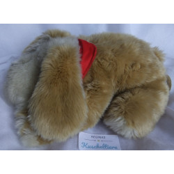 TCM Tchibo - Plüschtier - Hund Timmi Taps mit Halstuch - ca. 30 cm liegend