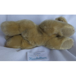 Teddy Hermann - Plüschtier - Hund Golden Retriever - hellbraun - ca. 25 cm groß -  liegend