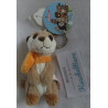 Nici - Schlüsselanhänger - Erdmännchen mit Schal - ca. 10 cm groß