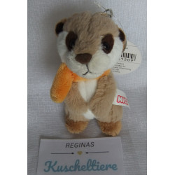 Nici - Schlüsselanhänger - Erdmännchen mit Schal - ca. 10 cm groß