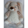 Nicotoy - Plüschtier - Hase - rotbraun-weiß meliert, weiß - ca. 20 cm groß - sitzend
