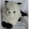 Nicotoy - Plüschtier - Katze - weiß, schwarz - ca. 17 cm lang und ca. 11 cm hoch