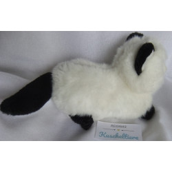 Nicotoy - Plüschtier - Katze - weiß, schwarz - ca. 17 cm lang und ca. 11 cm hoch