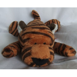 Nici - Plüschtier - Tiger Balikou - Brauntöne, weiß - ca. 30 cm groß - liegend