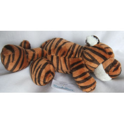 Nici - Plüschtier - Tiger Balikou - Brauntöne, weiß - ca. 30 cm groß - liegend