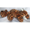 Nici - Plüschtier - Tiger Balikou - Brauntöne, weiß - ca. 30 cm groß - liegend