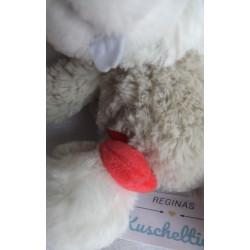 Nici - Plüschtier - Hab Dich Lieb Hase grau, weiß mit Herzchen und Bauchtasche - ca. 25 cm groß - Schlenker