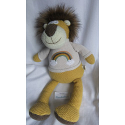 Depot - Plüschtier - For Little Only - Strick - Löwe - senffarben, beige, braun - ca. 48 cm groß - Schlenker