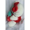 Sanrio - Plüschtier - Hello Kitty Katze mit Plüscherdbeere in den Händen - ca. 25 cm groß - sitzend
