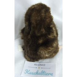 Kösener Spielzeug Manufaktur GmbH - Plüschtier - Küken Molly - Brauntöne - ca. 11 cm hoch und ca. 8 cm lang