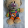 Depesche - Vintage Plüschtier - Pimboli Bär mit Pullover und Latzhose - ca. 23 cm groß - Schlenker