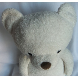 H&M Home - Plüschtier - Bär weiß mit rotem Herzchen - ca. 60 cm groß - Schlenker