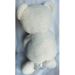 H&M Home - Plüschtier - Bär weiß mit rotem Herzchen - ca. 60 cm groß - Schlenker