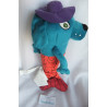 Ikea - Plüschtier - Sagoskatt 2021 - Meerjungfrau-Hund - blau, orange-rostbraun - ca. 35 cm groß